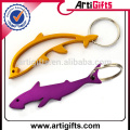 Promotion metal fish bottle opener keychains